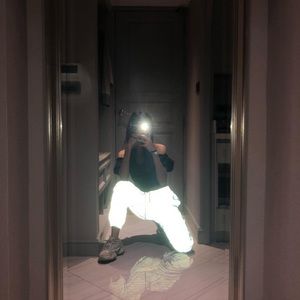 🚫🚫SOLD🚫🚫 3M reflective polyester sweat pants.